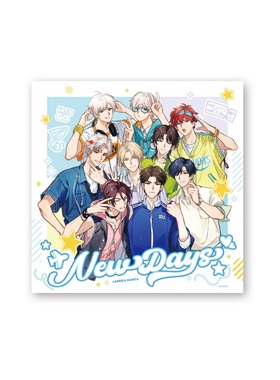 预售 栗汀 猫耳FM LASER MANTA NEW DAYS 徽章色纸小卡