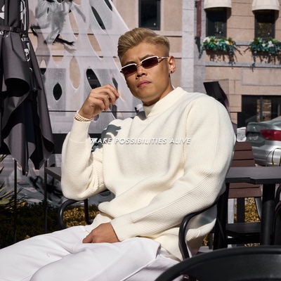 日常休闲复古松弛感百搭毛衣