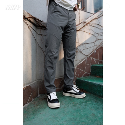 MPA PumpClub春夏3D解构立裁弯刀长裤弹力多口袋拼接直筒休闲裤