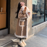 现货主推皮毛一体加厚长款191-K6352-P225-K328，女装皮草，浙宝210（原浙宝191）