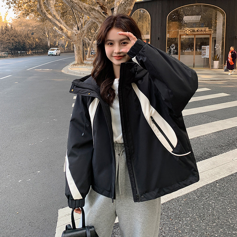 现货主推羽绒白鸭绒可脱卸内胆-派克服B191-23227-P235-K358，女装派克服，浙宝210（原浙宝191）