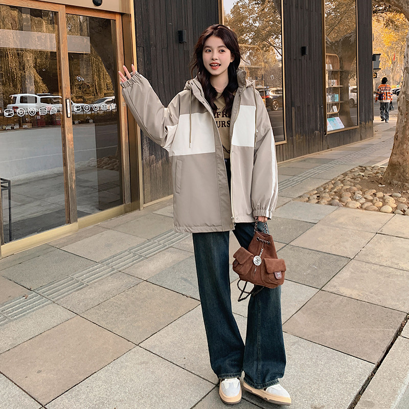 现货主推白鸭绒内胆羽绒派克服防风冲锋衣B191-23228-P205-K308，女装派克服，浙宝210（原浙宝191）