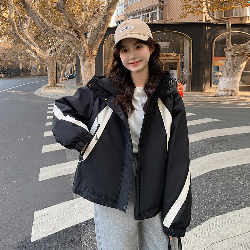 现货主推羽绒白鸭绒可脱卸内胆-派克服B191-23227-P235-K358,女装派克服,浙宝210（原浙宝191）
