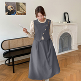 新品】秋季新款小香风套装ZB191假两件套连衣裙1156P125K188，女装套装/套裙，浙宝210（原浙宝191）