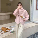 现货主推手工双面呢70毛围巾款191-6335-P220-K328，女装毛呢外套，浙宝210（原浙宝191）