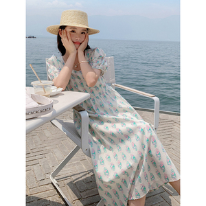 货已出~夏季新款 碎花连衣裙191-8806-P120-K168图片