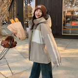 现货主推白鸭绒内胆羽绒派克服防风冲锋衣B191-23228-P205-K308，女装派克服，浙宝210（原浙宝191）