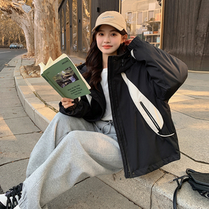 现货主推羽绒白鸭绒可脱卸内胆-派克服B191-23227-P235-K358图片