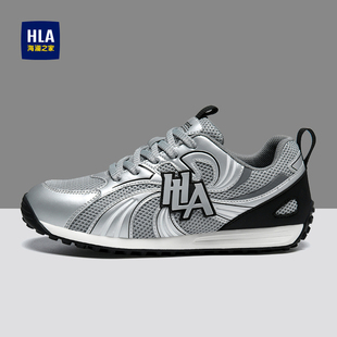 海澜之家运动鞋男款冬季跑步鞋超轻减震跑鞋休闲青少年增高老爹鞋