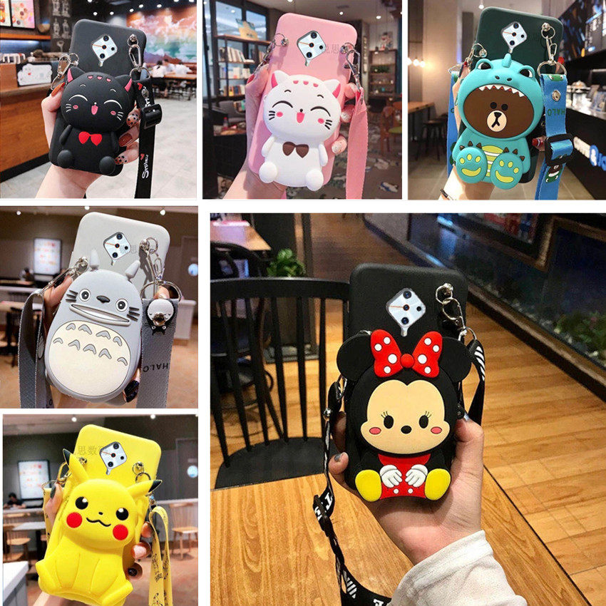 零钱包vivoy9s手机壳卡通v1945a可爱ins网红vivo步步高y9s斜跨挂绳