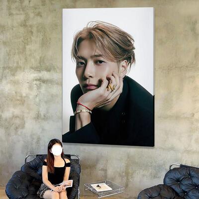 王嘉尔装饰画JacksonWang香港歌手周边无框画客厅卧室装饰墙挂画