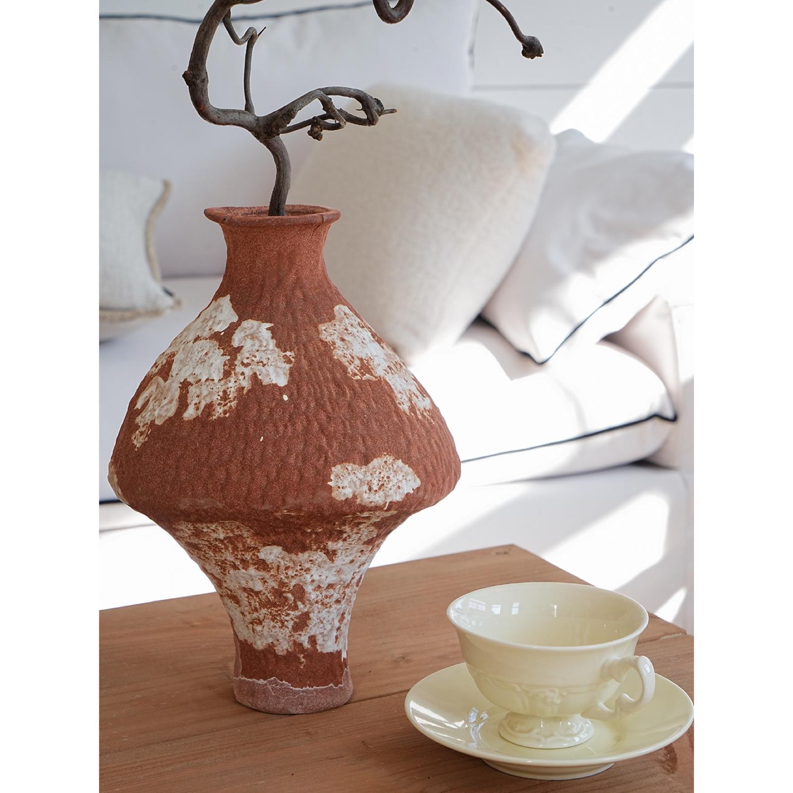 texdream红磨坊粗陶花瓶侘寂风