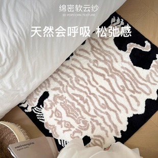 TEXDREAM织梦 入户玄关地垫耐脏地毯现代轻奢床边毯脚垫 藏地密码