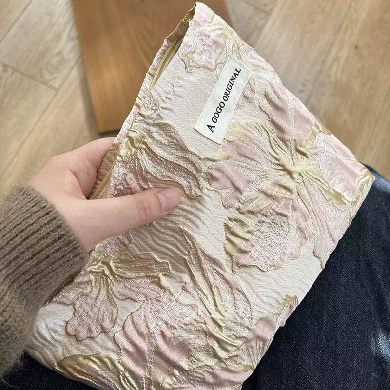 ins风小众高级感花朵化妆包|+大