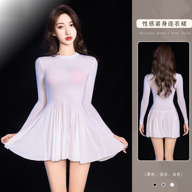 大佬冰丝伪娘连衣裙初