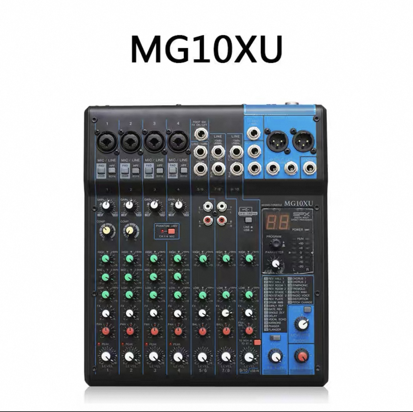 雅马哈MG06X MG10 MG12 MG16 20 XU专业调音台小型演出音响控制台