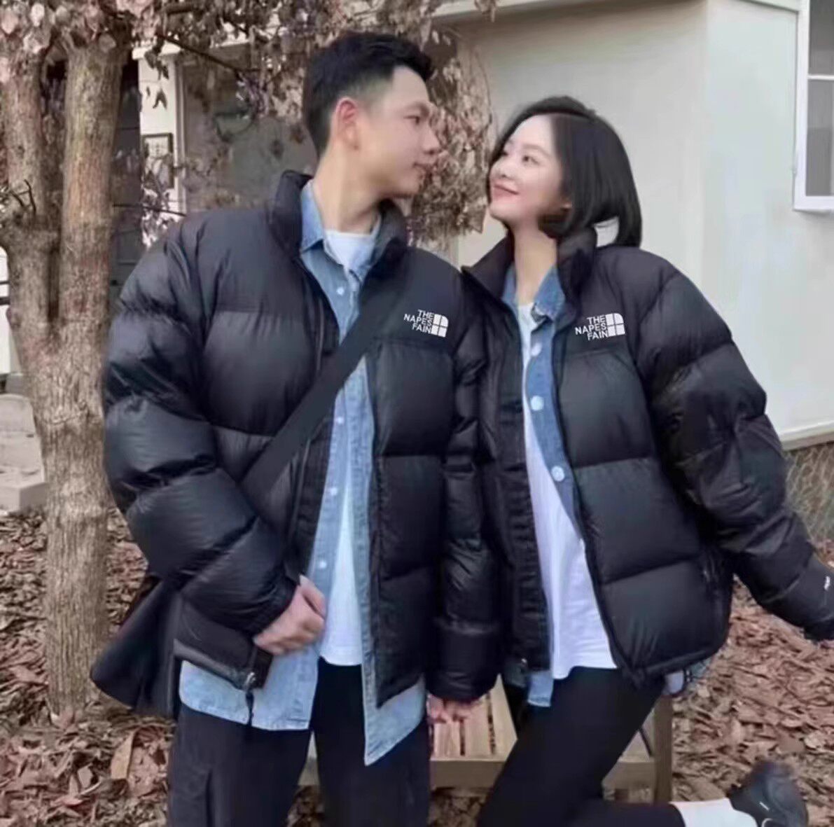 北面羽王羽绒服女款700蓬 1996保暖黑色经典短款冬季面包服外套男