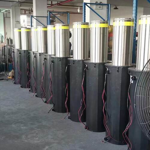 小型全自动升降柱液压一体式升降柱设备全自动升降阻车器机器