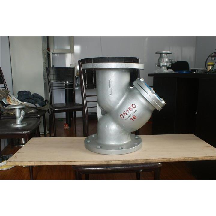 2GL41H-16C铸4钢法兰过滤器 蒸汽Y型过滤器DDN15-300N25 3 0 0 65