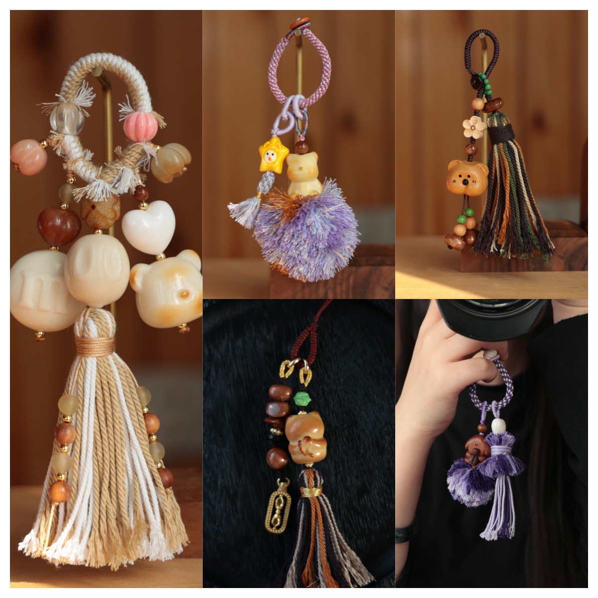 各式挂件流苏包挂饰品挂件包挂流苏DIY时尚潮流