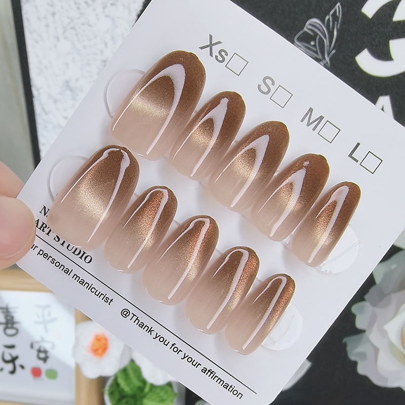 2025新款高级感闪亮冰透短款美甲