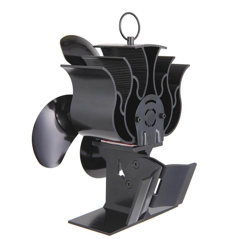 新款直销壁炉热动力热能四页风扇木壁炉风扇