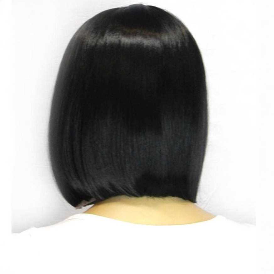 新款直销时尚假发女 短直发齐刘海波波头wigs化纤高温丝假头套