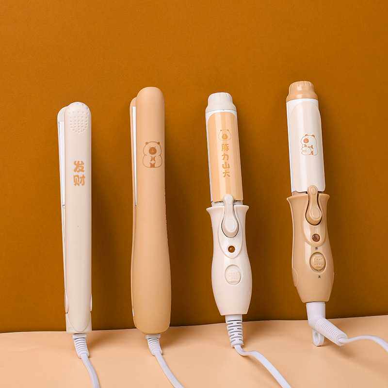 新款直销新款卡皮巴拉系列夹板卷发棒学生女头发小功率宿舍拉直器
