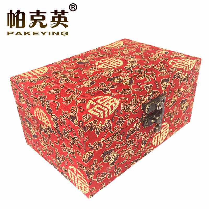 新款直销送礼大号复古锦盒 木质礼物盒礼品盒子 礼品包装盒包装箱