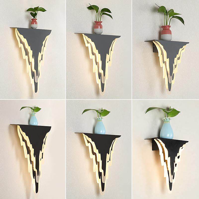 新款直销现货家用简约壁灯客厅走廊床头壁灯1625北欧置物室内壁灯