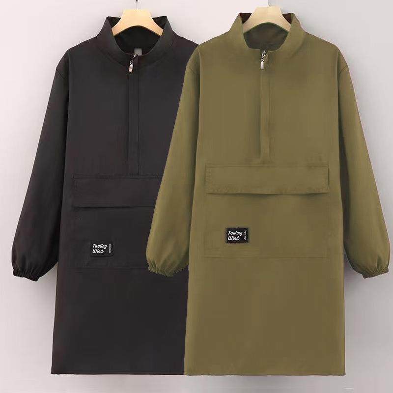 新款直销防泼水罩衣厨房家用做饭围裙上班工作服餐饮定制logo,家庭/个人清洁工具,围裙套装,淘宝优惠券,粉丝福利购,淘宝优惠卷