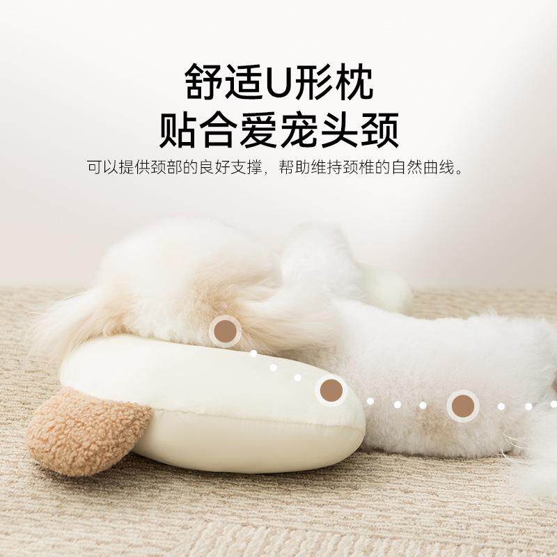 新款直销简约立体可爱宠物枕头靠垫四季款护颈靠枕垫子床宠物狗狗