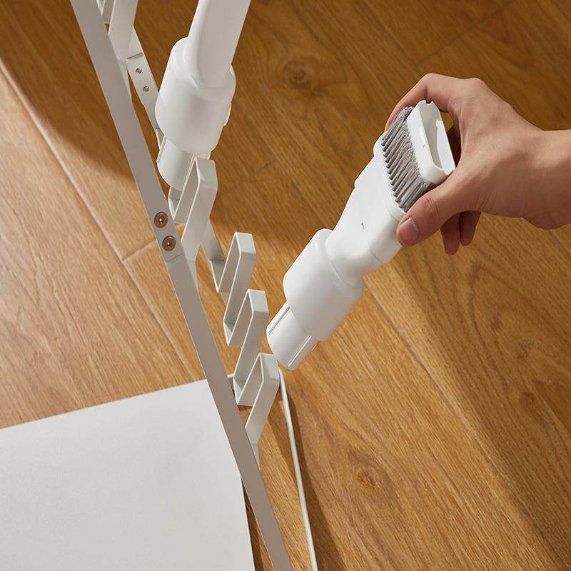 新款直销通用吸尘器收纳架免打孔支架置物落地挂架子吸头蒸汽拖把