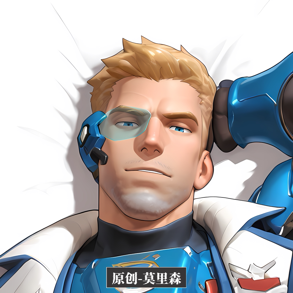 [皮皮狗原创]等身抱枕芯套定制人形等人高长枕头守望先锋-莫里森