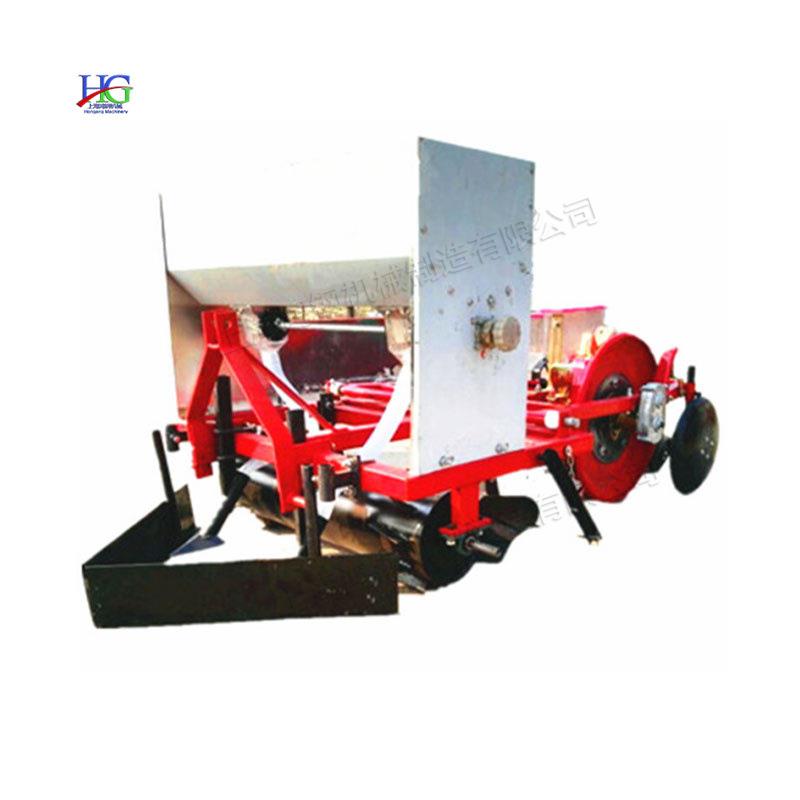 双行玉米小麦精播机 后挂式高粱绿豆种子撒播机 粮食谷物播种机