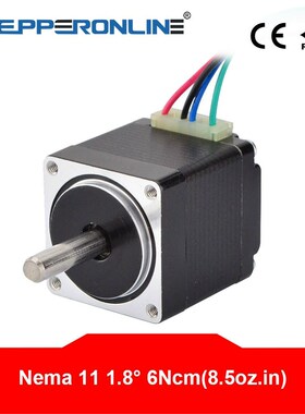 Mini Nema 11 Stepper Motor 4-lead 0.67A 7Ncm/9.91oz-in 28x28