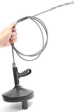 Sink Pipe Drain Cleaner Unblocker Auger Unblock Plunger with