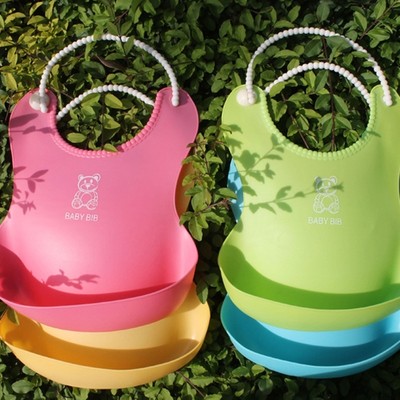 2020 Baby Infant Toddler Waterproof Silicone Bib Infants Fe