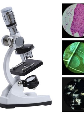 100X/600X/1200X Biological Microscope Kit Lab 3 Magnificatio