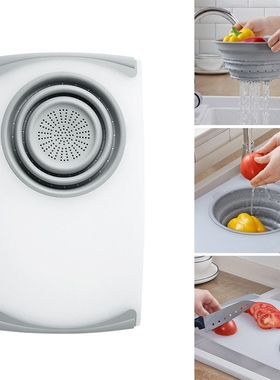 Wonderlife 1PCS Retractable Sink Square Cutting Board Cuttin
