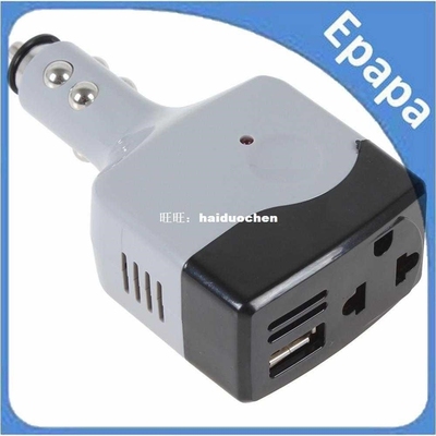 8.25 Promotion! DC 12 / 24V to AC 220V / USB 6V Car Mobile P