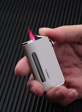 New ltra-Thin Metal Jet Lighter Torch Turbo Windproof Gas Bu