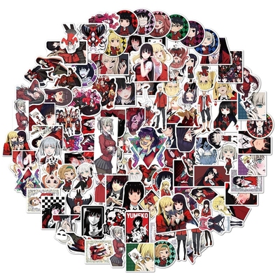 100pcs pack Japanese anime Kakegurui Stickers for DIY Scrap