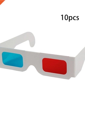 Hot 10pcs/lot Universal 3D Glasses Paper Anaglyph Paper