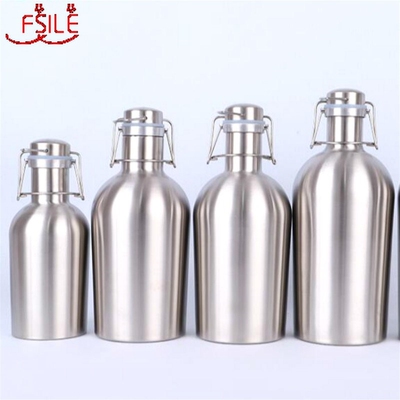 1L/1.5L/2L Healthy Beer barrels Stainless steel Wine Bottle