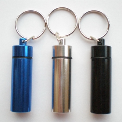 Free shipping 1pcs Aluminium Pill box case Cache Container G