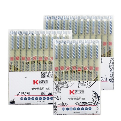 Pigment Liner Micron Pen Set Neelde Drawing Pen lot 005 01 0