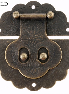 Antique Box Latches Decorative Drawer Hasp Jewelry Wooden Bo