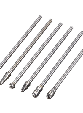 Botique-6 Pieces/Set of 6X10mm Burr Bit CNC Engraving Rotary
