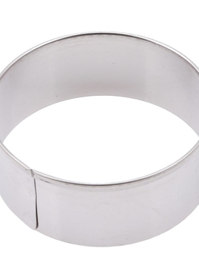 5 Pcs Silver Stainless Steel Cover Cake Ring DIY Cheesecake